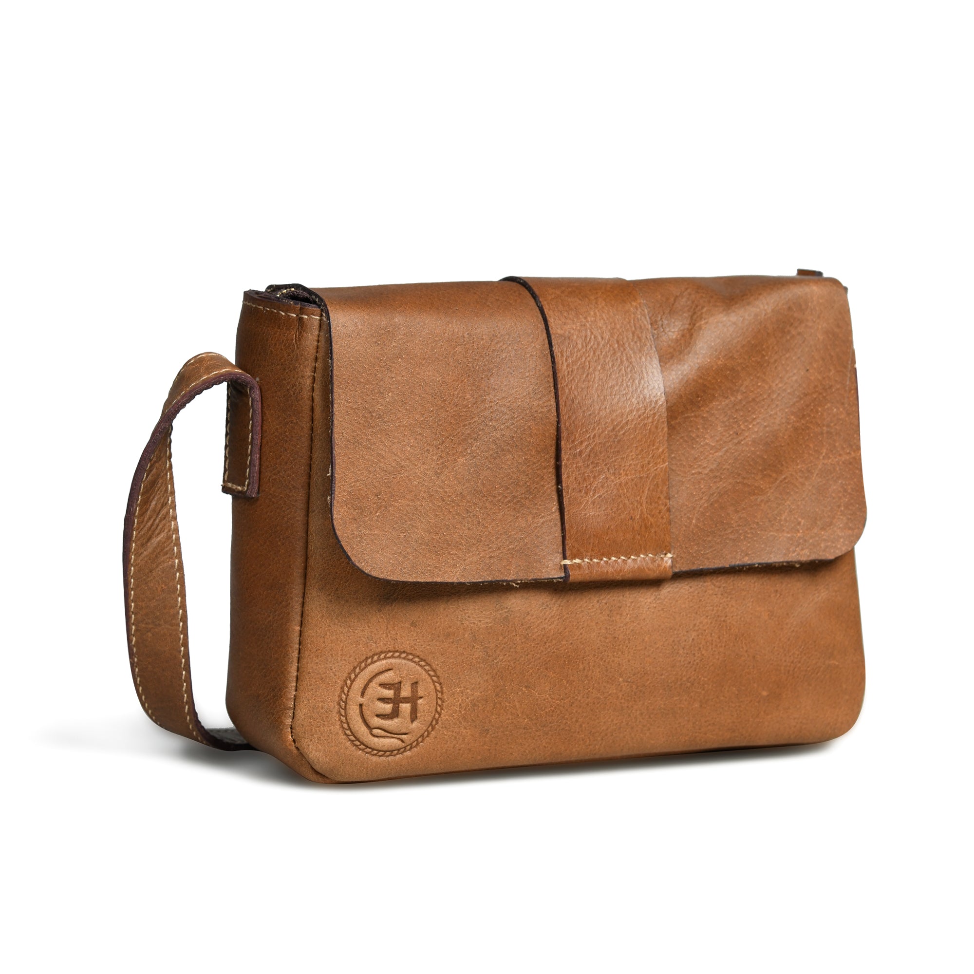 The Heritage Leather Satchel - Tan Colour